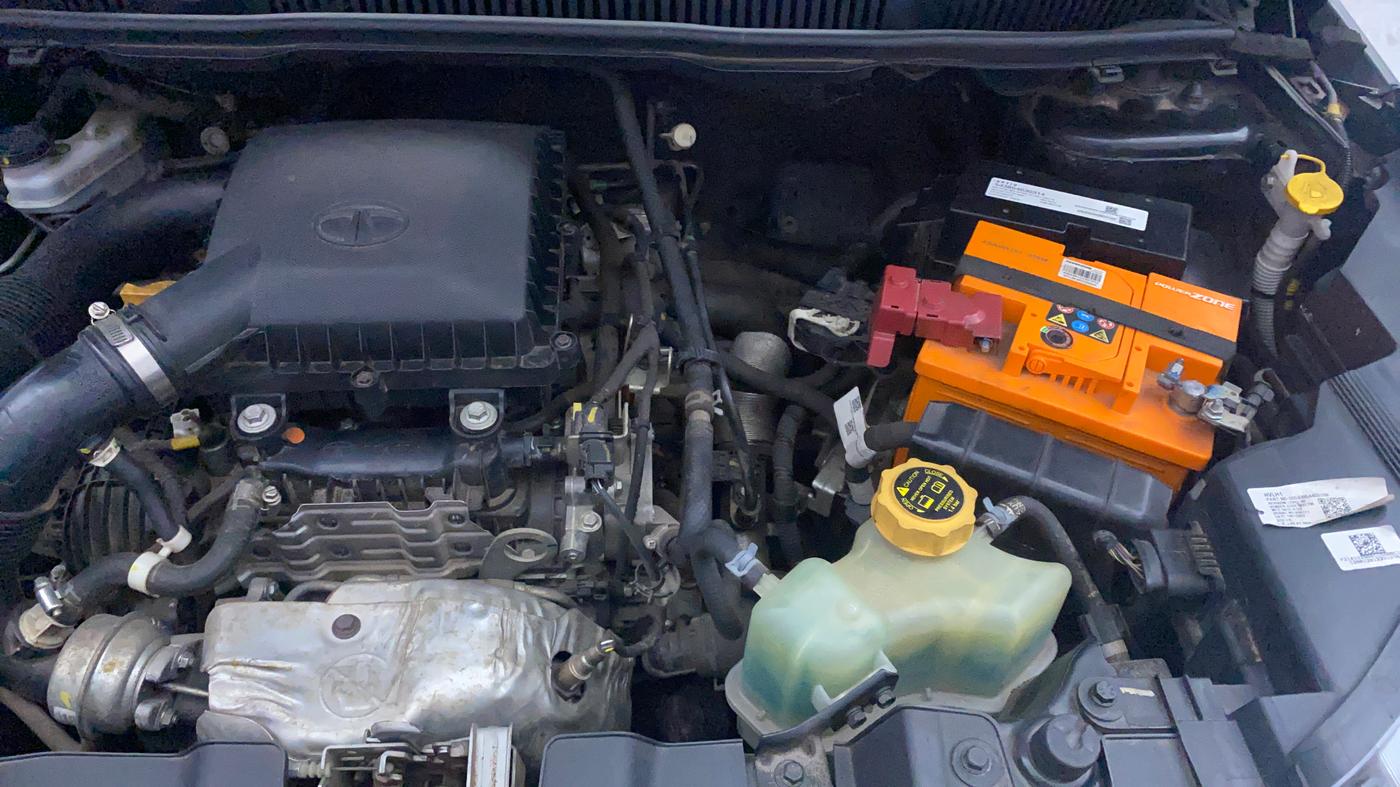 2022 Tata NEXON XZ PLUS PETROL DARK EDITION, Petrol, Manual, 37,343 km, Engine View - Left
