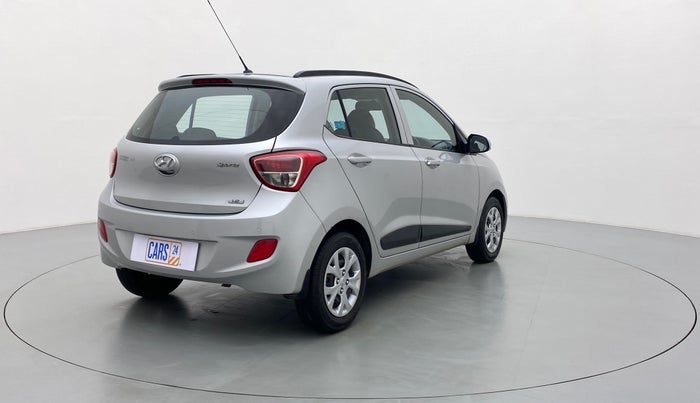 2016 Hyundai Grand i10 SPORTZ 1.2 KAPPA VTVT, Petrol, Manual, 53,734 km, Right Back Diagonal