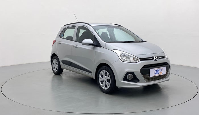 2016 Hyundai Grand i10 SPORTZ 1.2 KAPPA VTVT, Petrol, Manual, 53,734 km, Right Front Diagonal