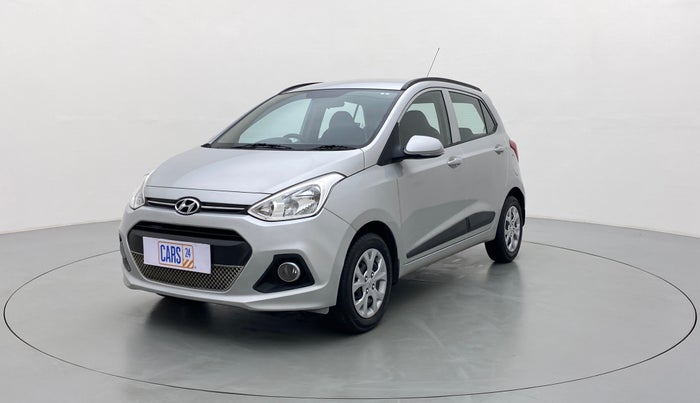 2016 Hyundai Grand i10 SPORTZ 1.2 KAPPA VTVT, Petrol, Manual, 53,734 km, Left Front Diagonal