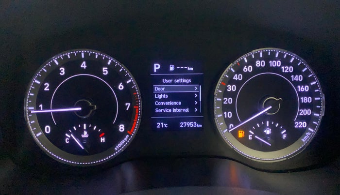 2021 Hyundai VENUE S 1.0 TURBO DCT, Petrol, Automatic, 27,910 km, Odometer Image