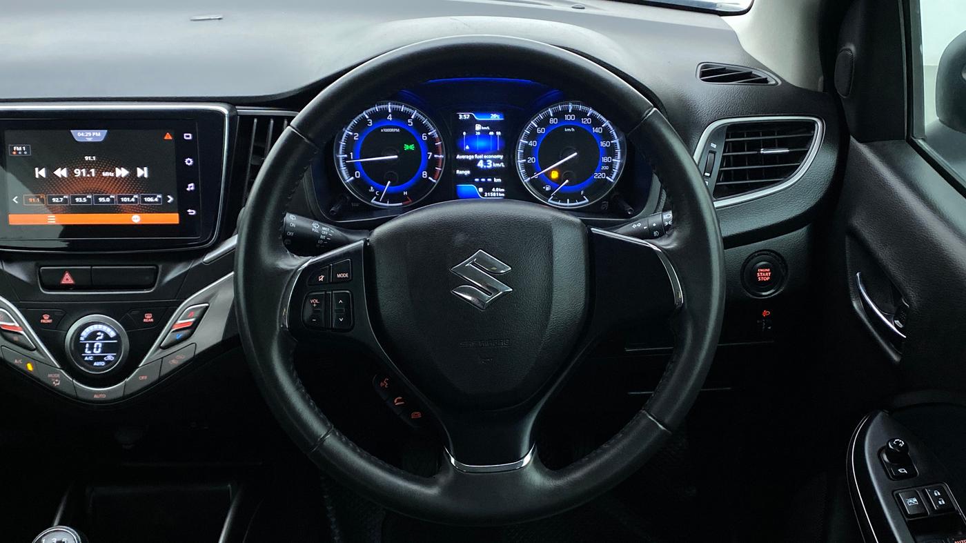 2019 Maruti Baleno ALPHA PETROL 1.2, Petrol, Manual, 21,581 km, Steering Wheel Close Up