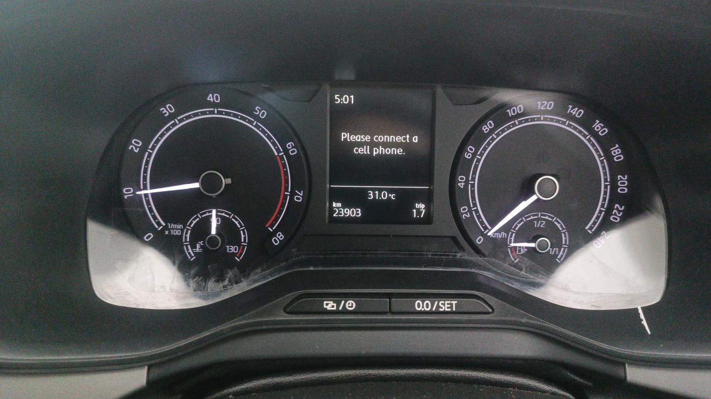 2021 Skoda KUSHAQ AMBITION 1.0L TSI MT, Petrol, Manual, 23,901 km, Odometer Image