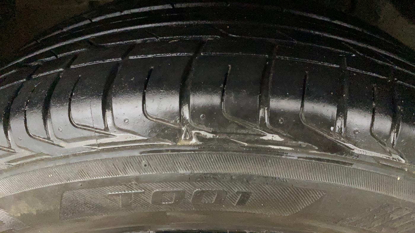 2023 Tata NEXON XZA PLUS LUX SUNROOF KAZIRANGA PETROL, Petrol, Automatic, 18,116 km, Left Front Tyre Tread