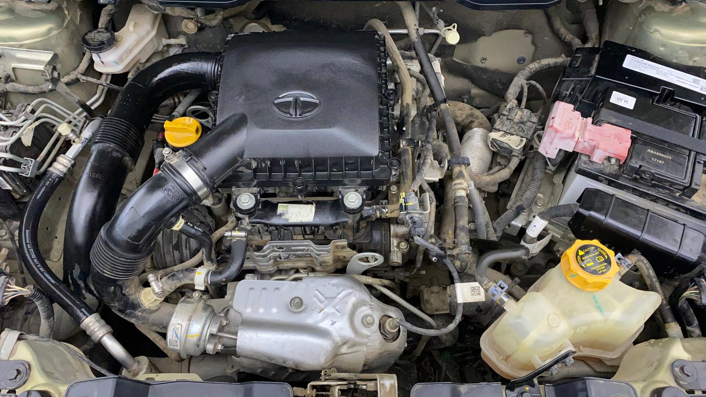 2023 Tata NEXON XZA PLUS LUX SUNROOF KAZIRANGA PETROL, Petrol, Automatic, 18,116 km, Engine View
