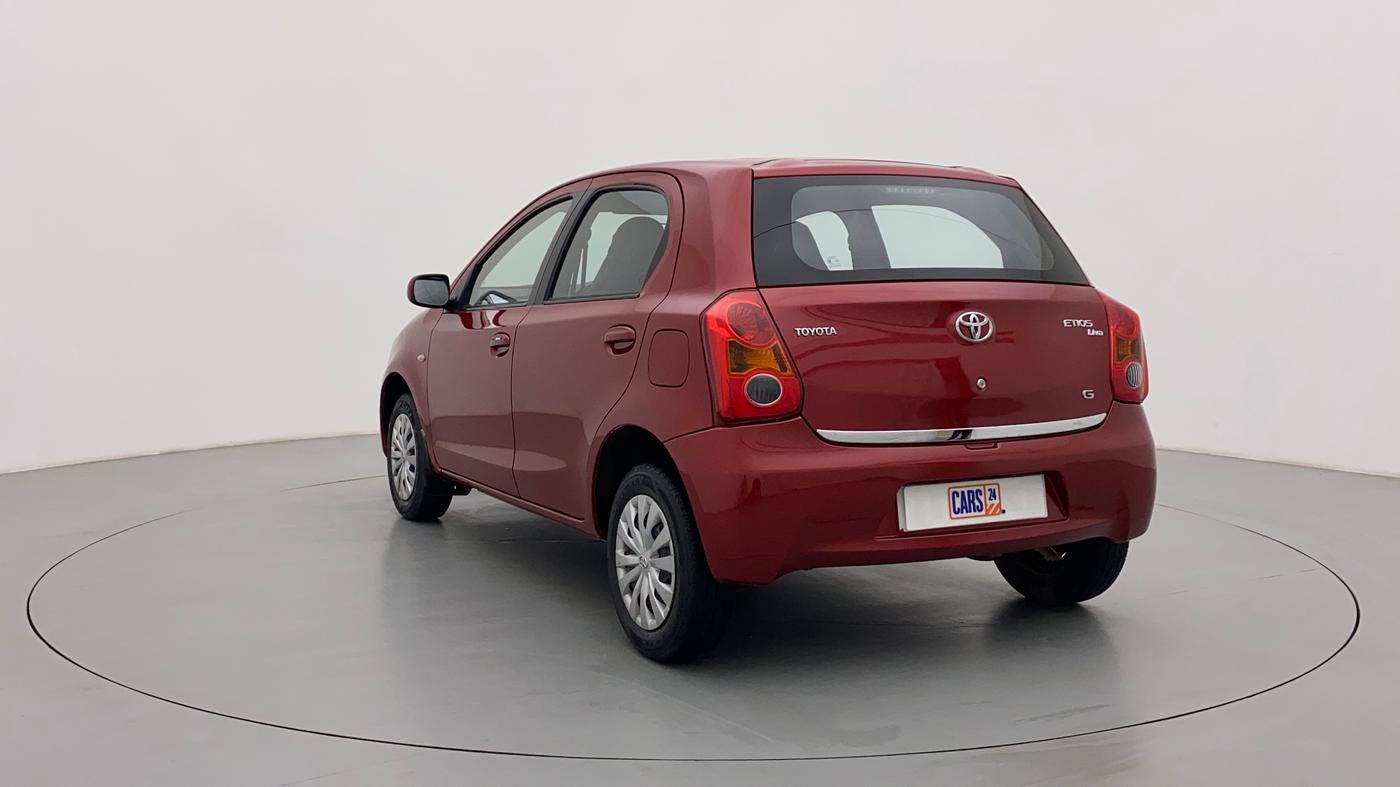2011 Toyota Etios Liva G, Petrol, Manual, 25,501 km, Left Back Diagonal