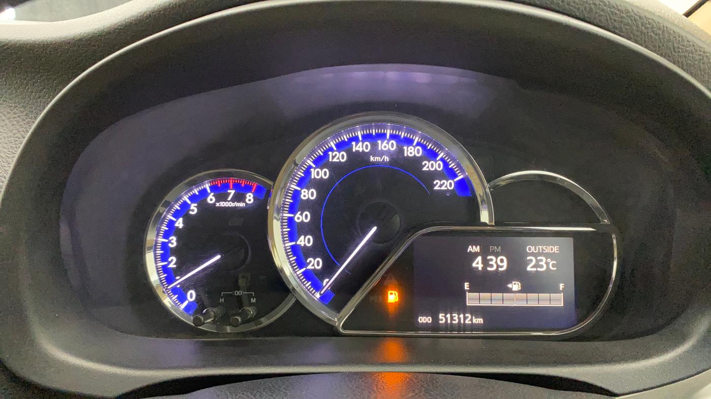 2018 Toyota YARIS G MT, Petrol, Manual, 51,375 km, Odometer Image