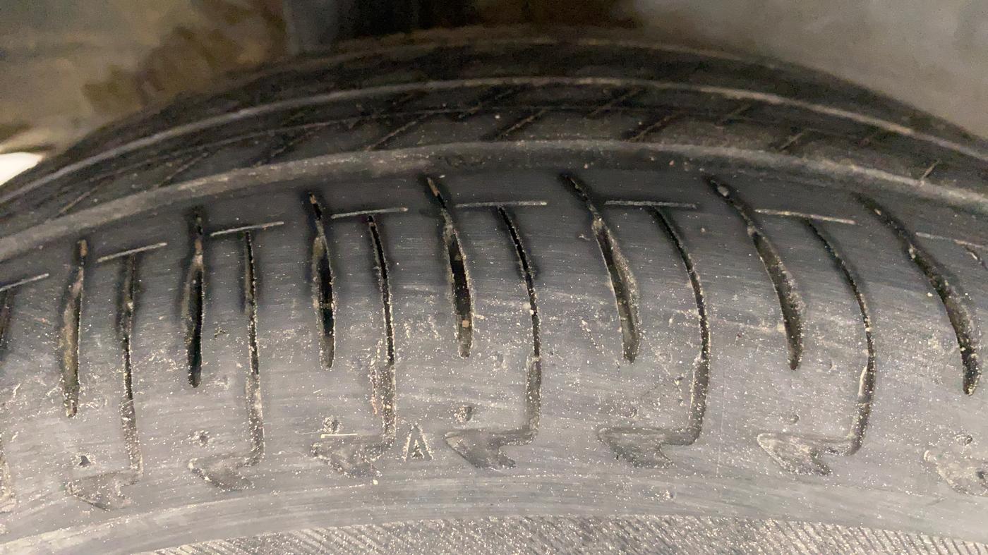 2019 Honda Amaze 1.2L I-VTEC E, Petrol, Manual, 21,981 km, Right Rear Tyre Tread