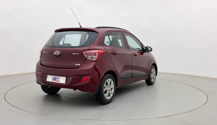 2015 Hyundai Grand i10 SPORTZ 1.2 KAPPA VTVT, Petrol, Manual, 1,14,071 km, Right Back Diagonal