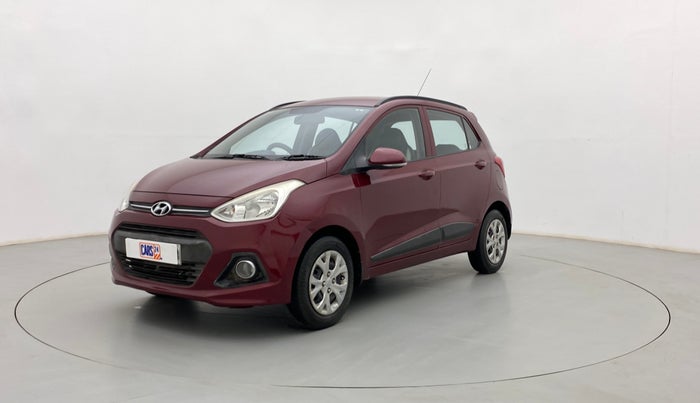 2015 Hyundai Grand i10 SPORTZ 1.2 KAPPA VTVT, Petrol, Manual, 1,14,071 km, Left Front Diagonal