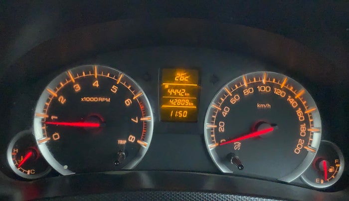 2017 Maruti Swift ZXI, Petrol, Manual, 42,809 km, Odometer Image