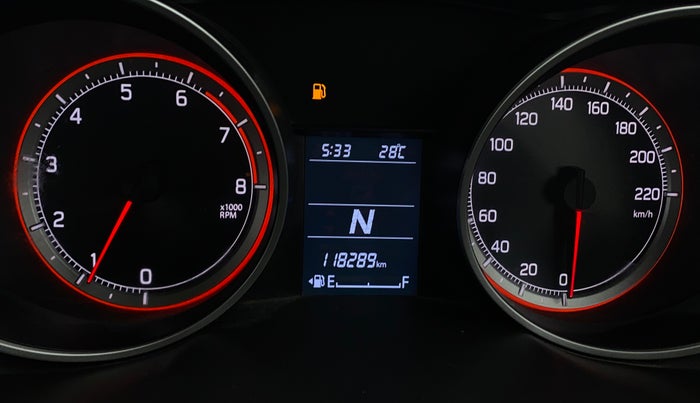 2020 Maruti Swift VXI AMT, Petrol, Automatic, 1,18,286 km, Odometer Image