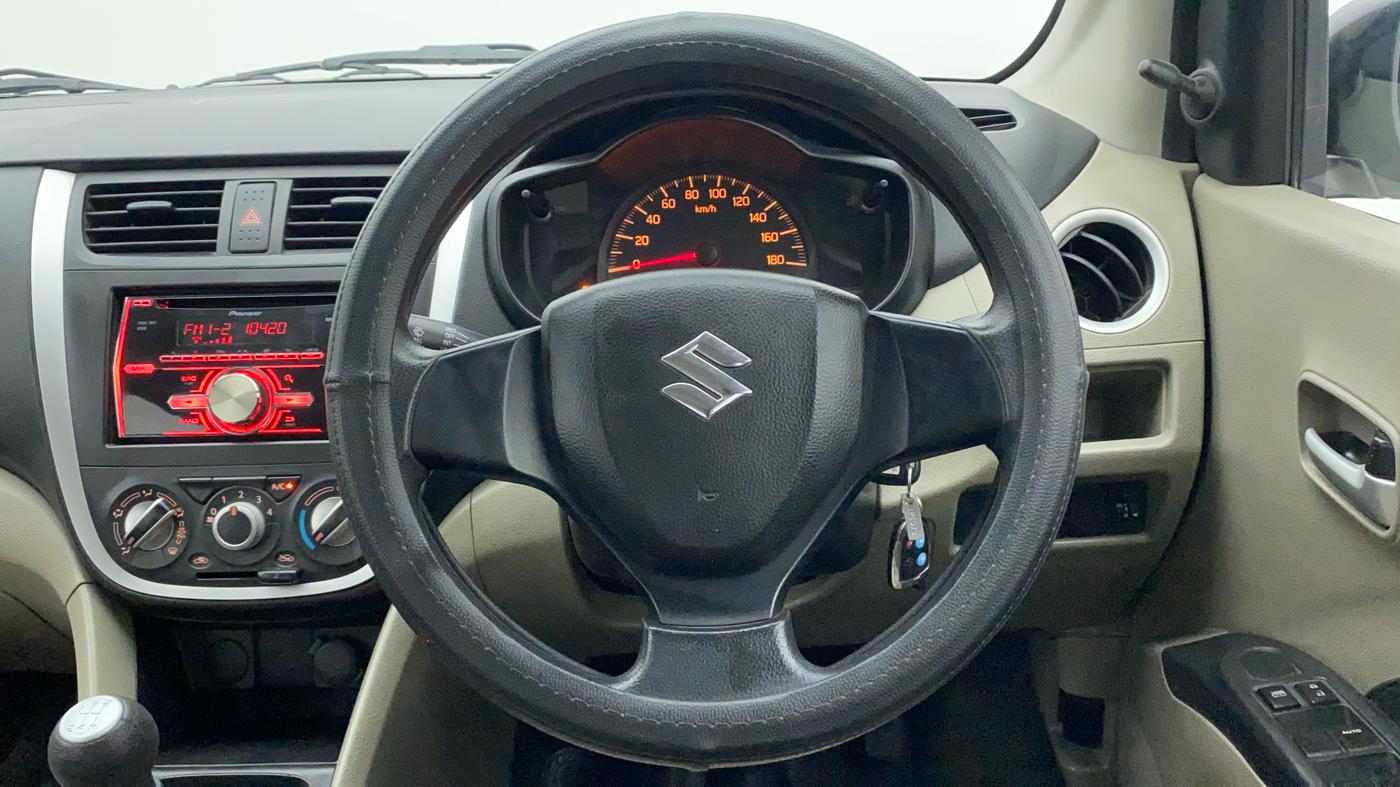 2015 Maruti Celerio VXI, Petrol, Manual, 46,978 km, Steering Wheel Close Up