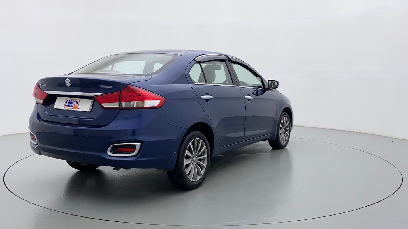 2021 Maruti Ciaz ALPHA 1.5 MT VTVT SHVS, Petrol, Manual, 9,476 km, Right Back Diagonal