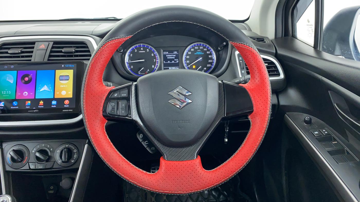 2021 Maruti S Cross SIGMA 1.5, Petrol, Manual, 21,569 km, Steering Wheel Close Up