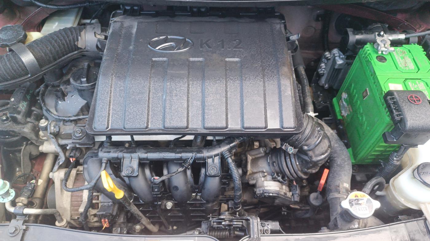 2014 Hyundai Grand i10 SPORTZ AT 1.2 KAPPA VTVT, Petrol, Automatic, 75,396 km, Engine View