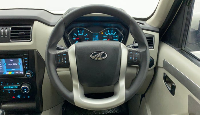 2015 Mahindra Scorpio S10, Diesel, Manual, Steering Wheel Close Up