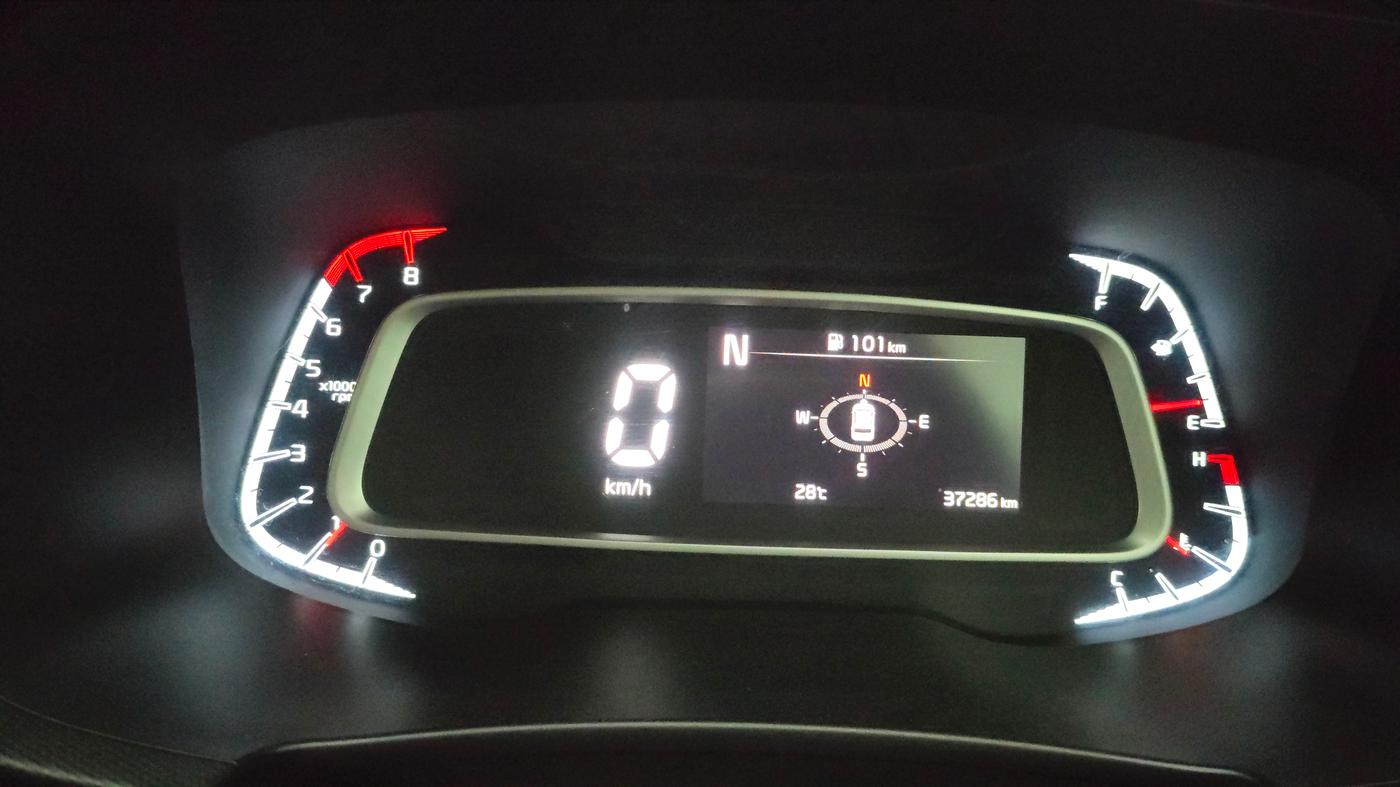 2021 KIA SONET GTX PLUS 1.0 IMT, Petrol, Manual, 37,286 km, Odometer Image