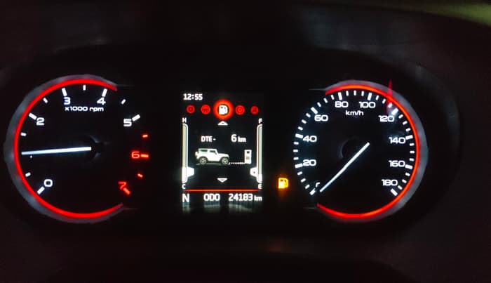 2022 Mahindra Thar LX HT PETROL 4WD MT, Petrol, Manual, 24,182 km, Odometer Image
