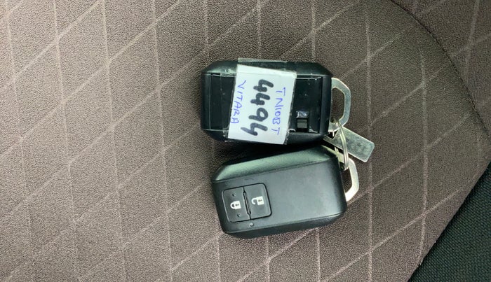 2023 Maruti Grand Vitara DELTA SMART HYBRID, Petrol, Manual, 16,011 km, Key Close Up