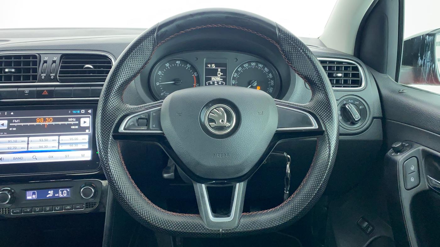 2021 Skoda Rapid MONTE CARLO 1.0 MT, Petrol, Manual, 35,196 km, Steering Wheel Close Up