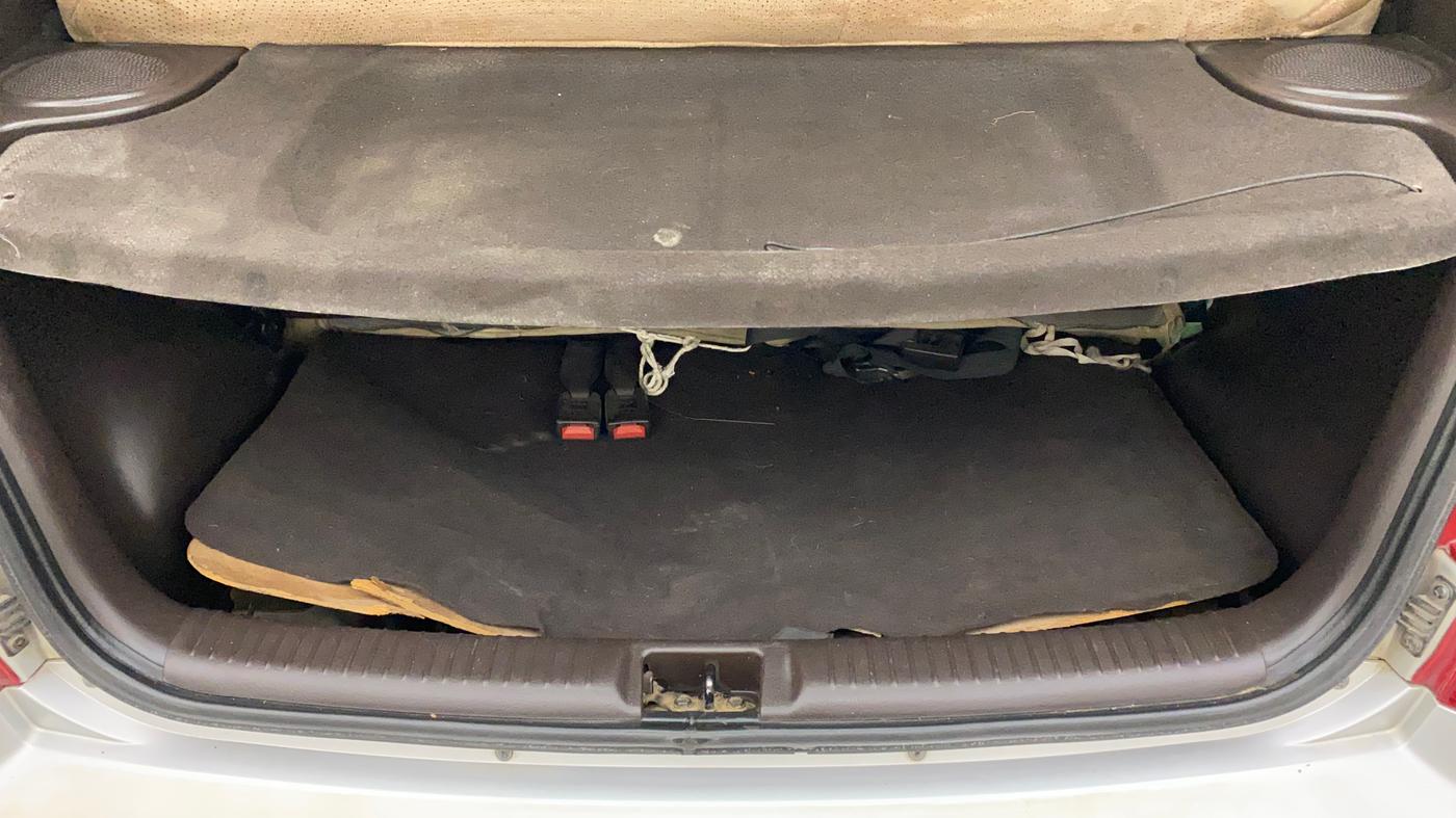 2010 Hyundai Santro Xing GLS, Petrol, Manual, 43,622 km, Boot Inside