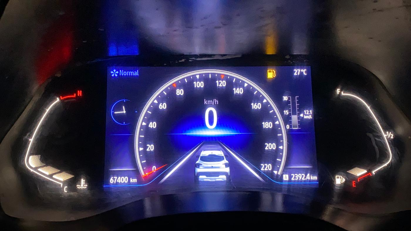 2021 Renault Kiger RXZ TURBO MT, Petrol, Manual, 67,323 km, Odometer Image