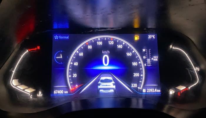 2021 Renault Kiger RXZ TURBO MT, Petrol, Manual, 67,323 km, Odometer Image