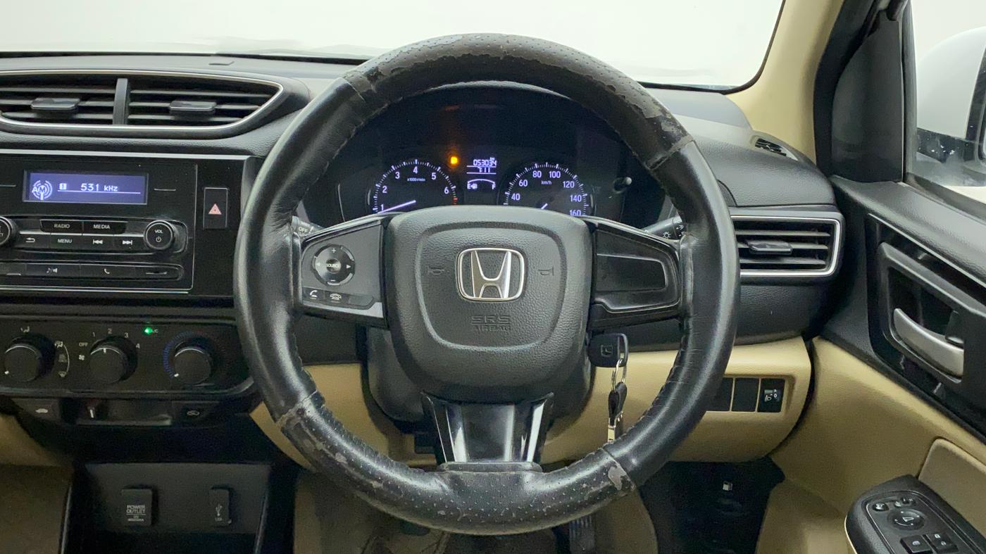 2018 Honda Amaze 1.2L I-VTEC S, Petrol, Manual, 52,909 km, Steering Wheel Close Up