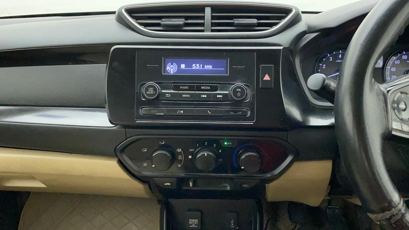 2018 Honda Amaze 1.2L I-VTEC S, Petrol, Manual, 52,909 km, Air Conditioner