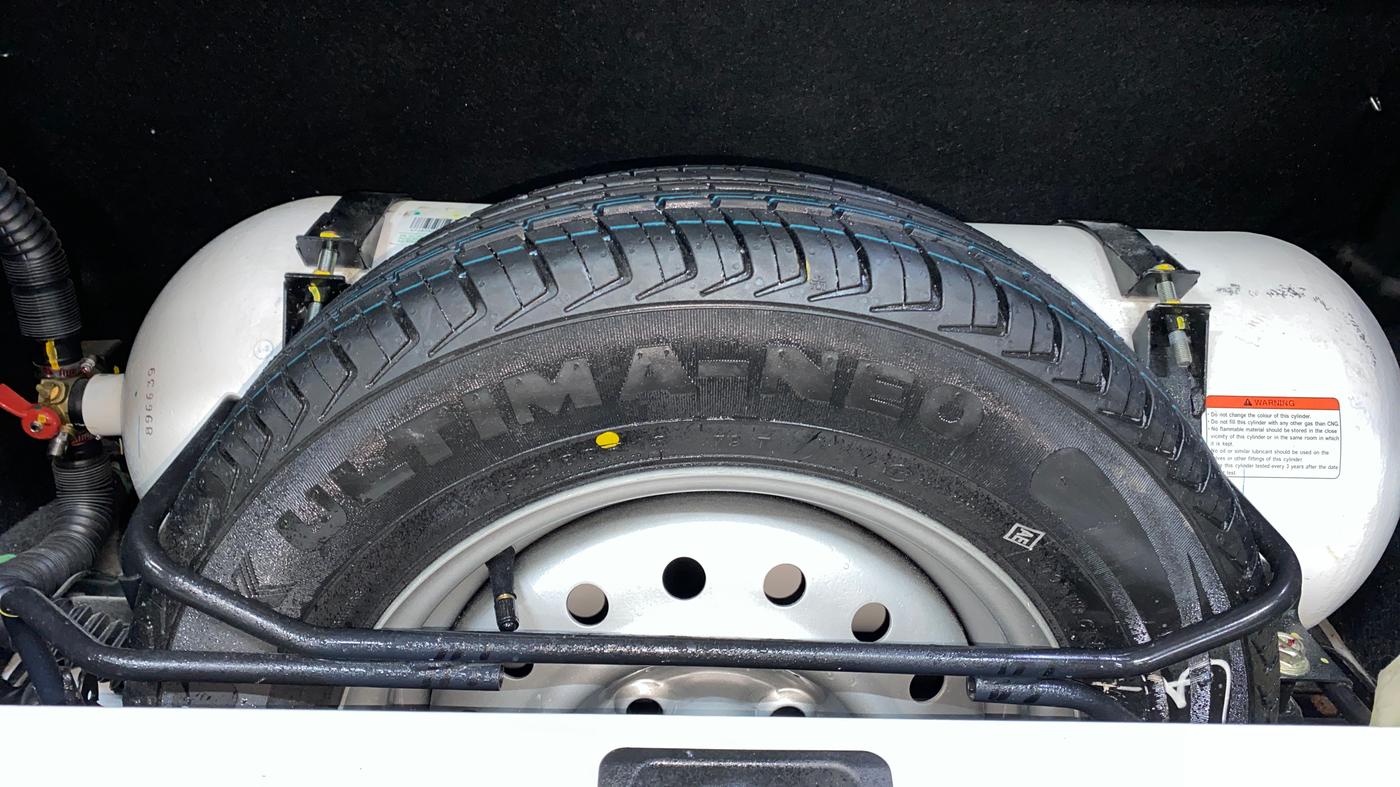2023 Maruti New Wagon-R VXI CNG 1.0, CNG, Manual, 24,325 km, Spare Tyre
