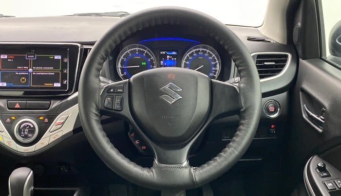2018 Maruti Baleno ALPHA 1.2K12  AT, Petrol, Automatic, 10,380 km, Steering Wheel Close Up