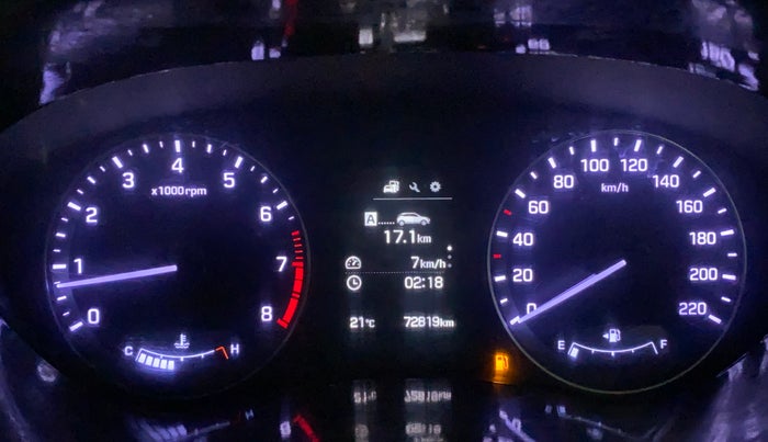2016 Hyundai Elite i20 ASTA 1.2 (O), Petrol, Manual, 72,807 km, Odometer Image