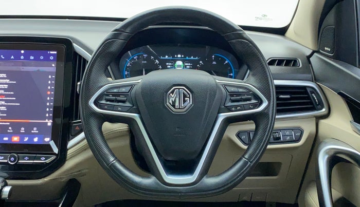 2021 MG HECTOR SHARP CVT, Petrol, Automatic, 21,025 km, Steering Wheel Close Up