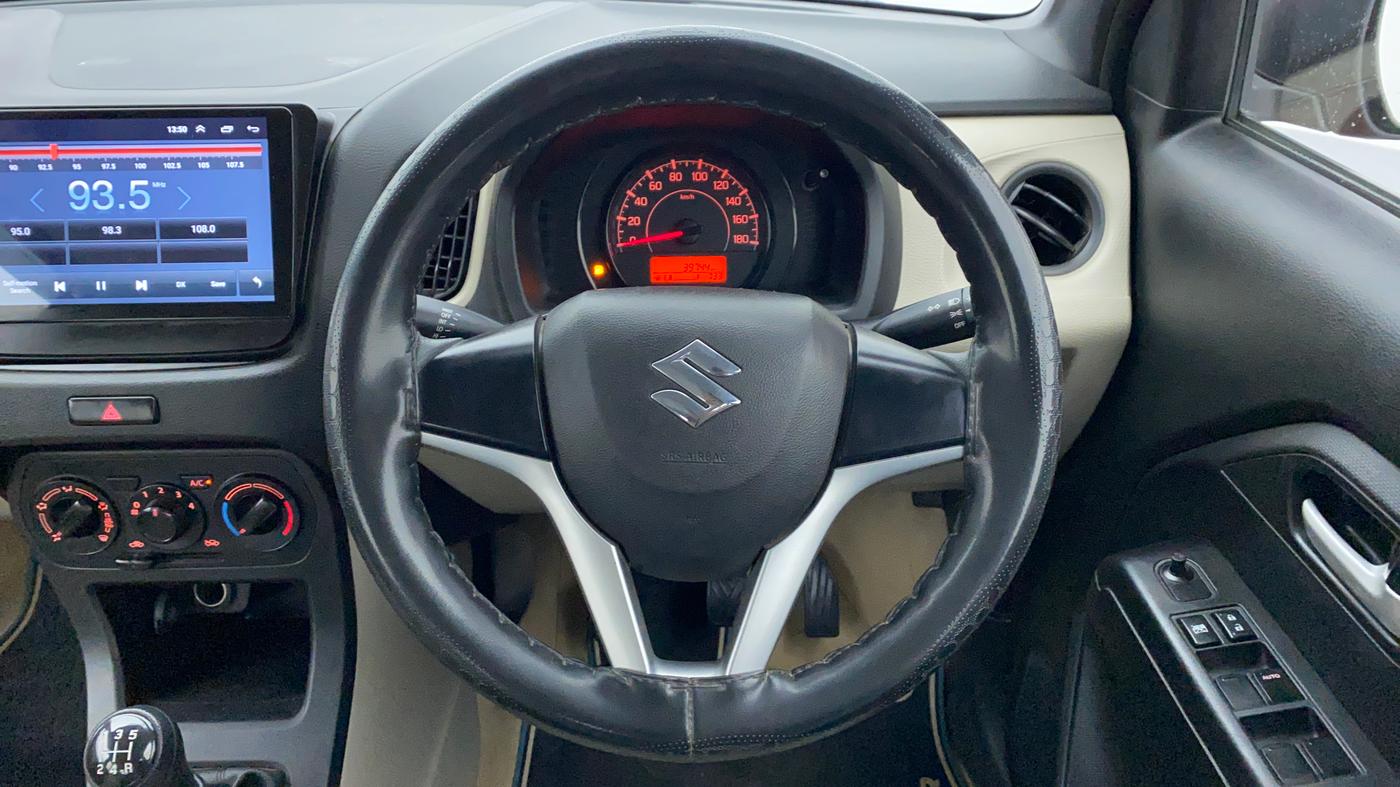2019 Maruti New Wagon-R VXI 1.0, Petrol, Manual, 39,808 km, Steering Wheel Close Up