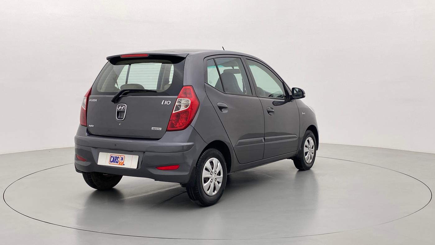 2011 Hyundai i10 SPORTZ 1.2 AT KAPPA2, Petrol, Automatic, 96,788 km, Right Back Diagonal
