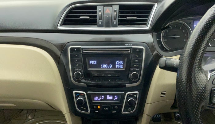 2017 Maruti Ciaz DELTA 1.4 MT PETROL, Petrol, Manual, 75,639 km, Air Conditioner