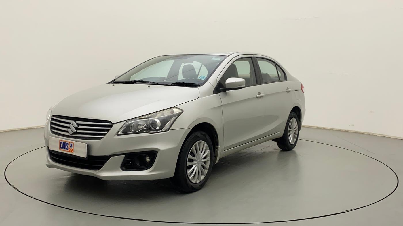 2017 Maruti Ciaz DELTA 1.4 MT PETROL, Petrol, Manual, 75,639 km, Left Front Diagonal