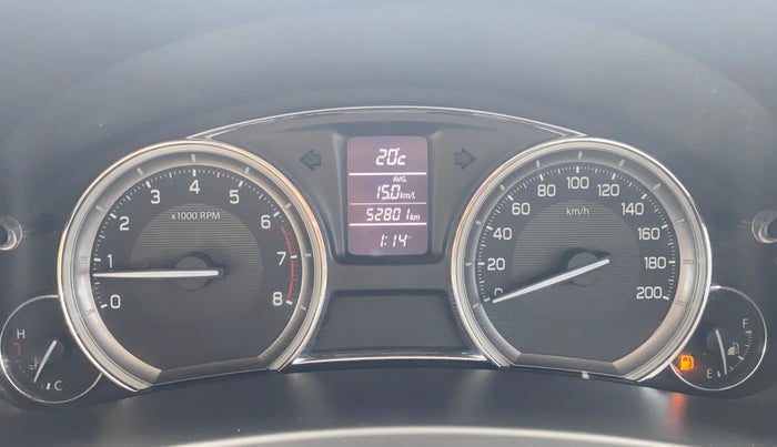 2016 Maruti Ciaz VXI, Petrol, Manual, 52,757 km, Odometer Image
