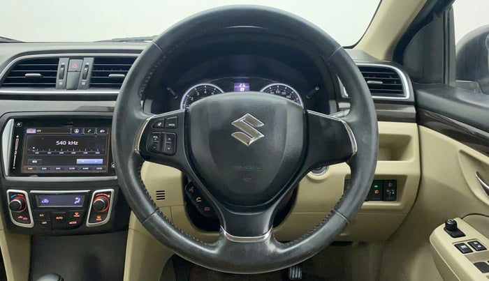 2017 Maruti Ciaz ZXI+ AT, Petrol, Automatic, 53,494 km, Steering Wheel Close Up