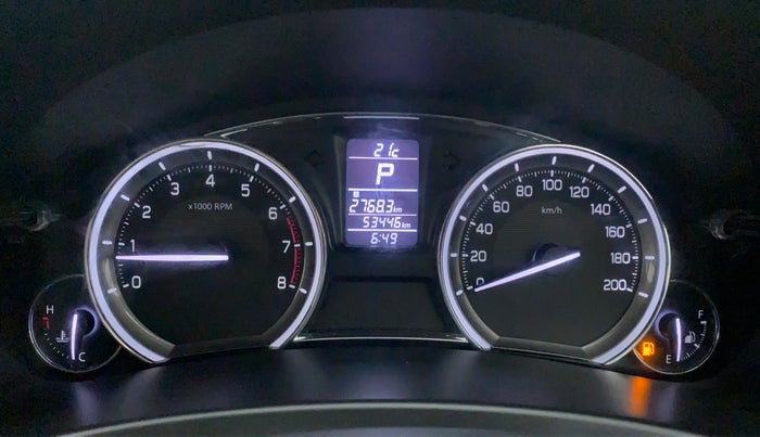 2017 Maruti Ciaz ZXI+ AT, Petrol, Automatic, 53,494 km, Odometer Image