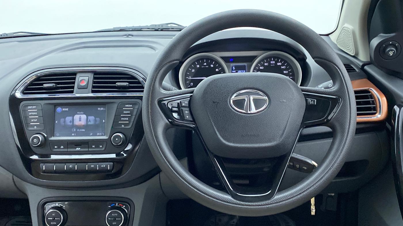 2017 Tata TIGOR XZ 1.2 REVOTRON OPT, Petrol, Manual, 18,657 km, Steering Wheel Close Up
