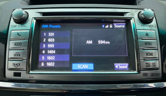 2016 Toyota Fortuner 3.0 AT 4X2, Diesel, Automatic, 1,97,528 km, Infotainment System