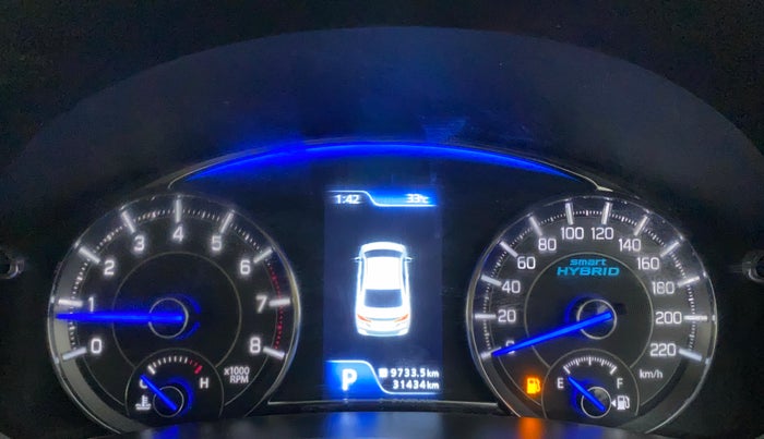 2019 Maruti Ciaz DELTA AT 1.5 SHVS PETROL, Petrol, Automatic, 31,766 km, Odometer Image