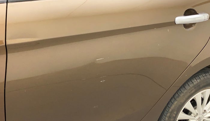 2019 Maruti Ciaz DELTA AT 1.5 SHVS PETROL, Petrol, Automatic, 31,766 km, Rear left door - Slightly dented