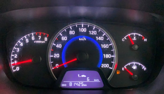 2014 Hyundai Grand i10 SPORTZ 1.2 KAPPA VTVT, Petrol, Manual, 81,425 km, Odometer Image