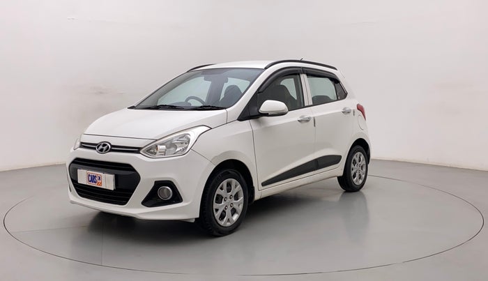 2014 Hyundai Grand i10 SPORTZ 1.2 KAPPA VTVT, Petrol, Manual, 81,425 km, Left Front Diagonal