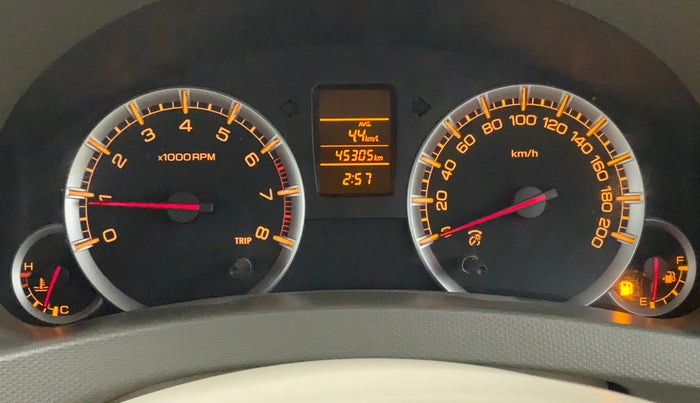 2016 Maruti Ertiga VXI, Petrol, Manual, 45,521 km, Odometer Image