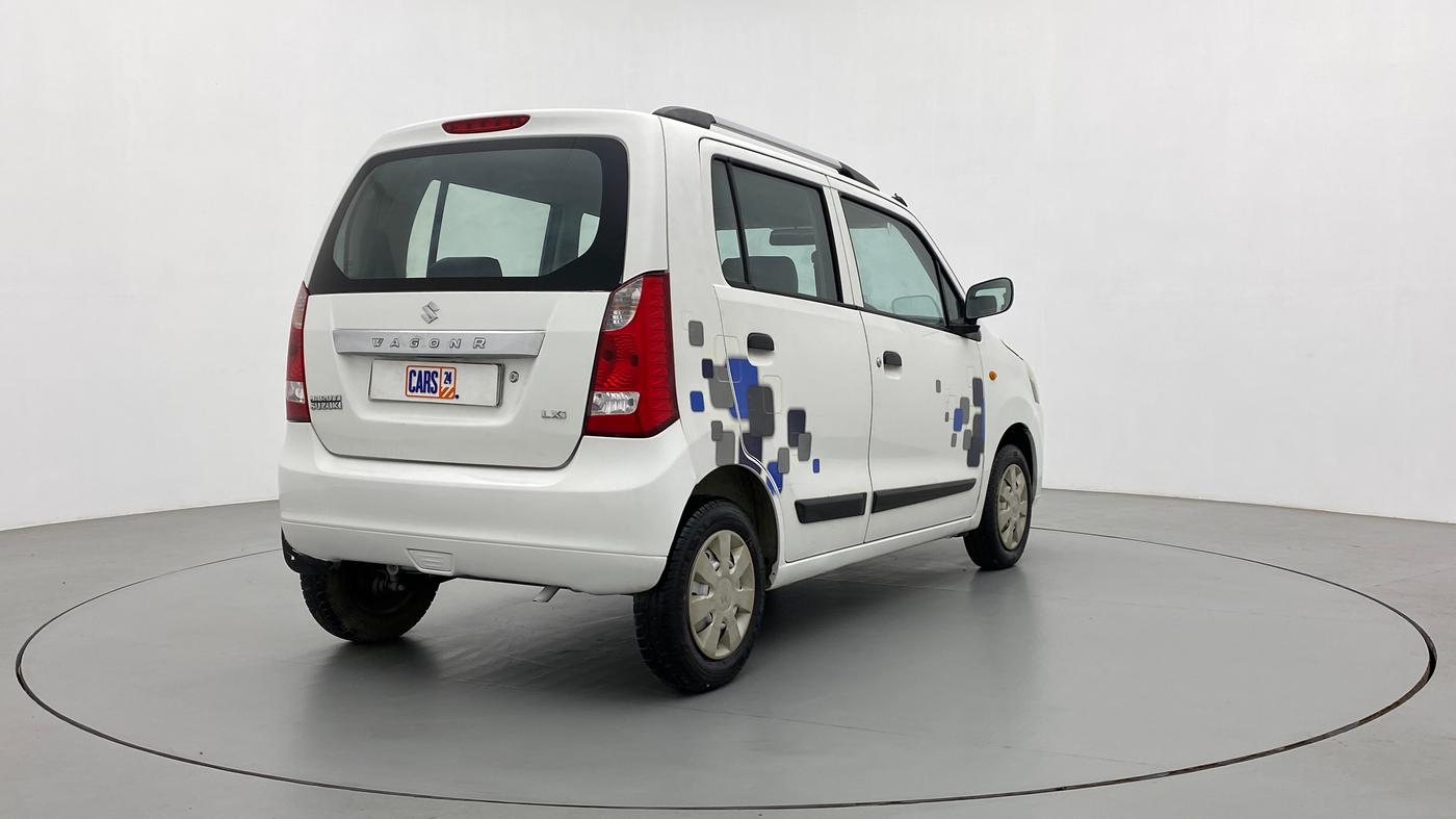 2012 Maruti Wagon R 1.0 LXI, Petrol, Manual, 20,481 km, Right Back Diagonal