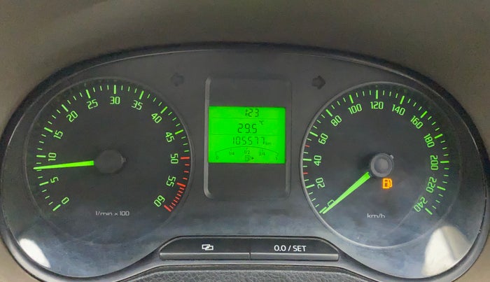 2012 Skoda Rapid AMBITION 1.6 TDI CR MT, Diesel, Manual, 1,05,577 km, Odometer Image